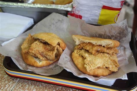 Bake and Shark at Richard's Bake & Shark, Maracas Beach, Trinidad ...