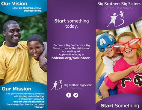 Big Brothers Big Sisters Brochure on Behance