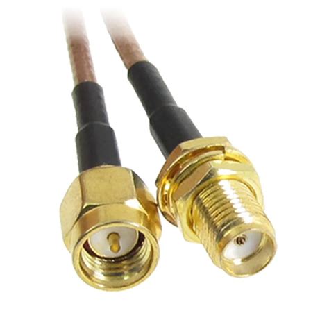 RG316 Coaxial Cable SMA Male To SMA Female Jack Connector Coax Cable ...