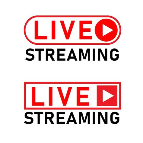 Premium Vector | Live stream logo design