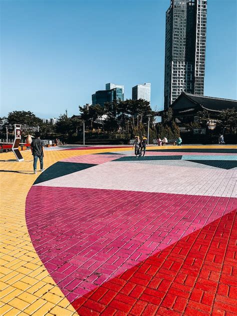 Colorful Bricks Pavement Near Building · Free Stock Photo