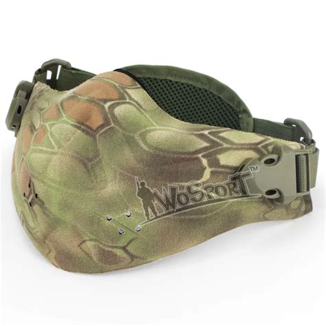 CS field protective Outdoor predator paintball mask equipment Half Face ...