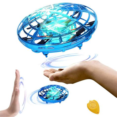 98K Hand Operated Drones for Kids or Adults, Light Up Joy Flying Ball Drone, Helicopter Mini ...