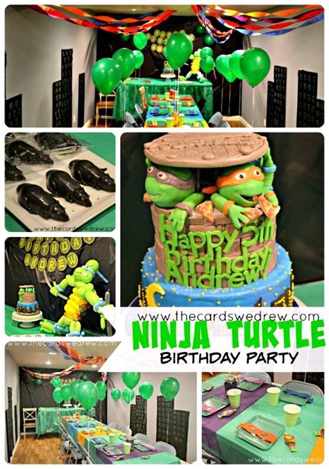 Teenage Mutant Ninja Turtles Party - The Cards We Drew