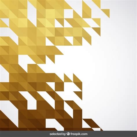 Free Vector | Yellow abstract geometric background