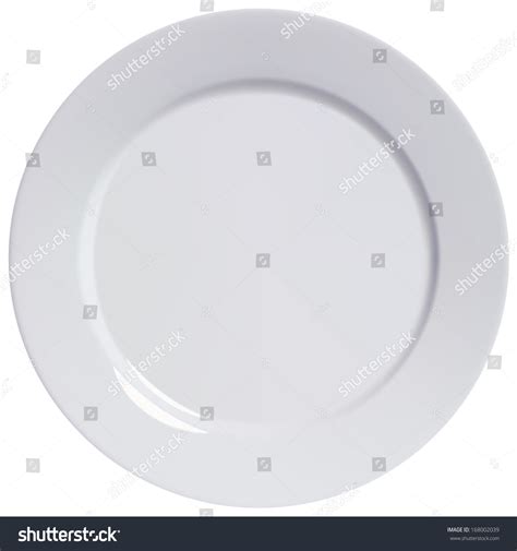 Plate Empty Isolated Illustration Stock Illustration 168002039 | Shutterstock