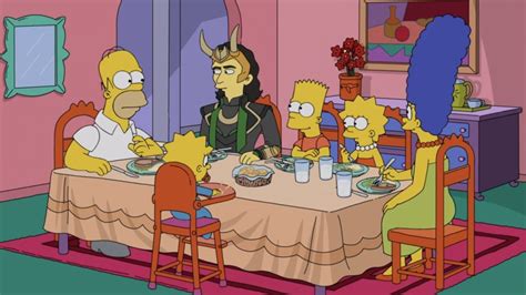 Loki and the simpsons