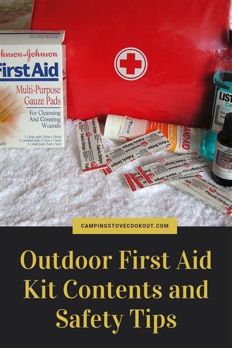 Outdoor First Aid Kit Contents and Safety Tips