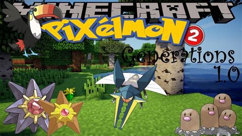 PIXELMON GENERATIONS UPDATE 1.0 - MINECRAFT 1.10.2 (MOD SHOWCASE) - YouTube