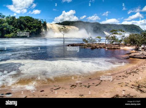 Waterfalls of Canaima Stock Photo - Alamy