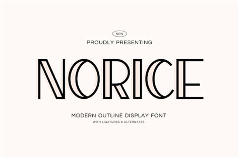 Norice Font | Free Download on Freepik