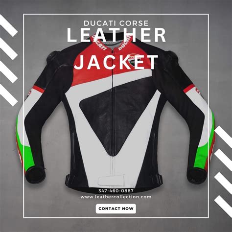 Ducati Corse Leather Jacket - Racing Duke