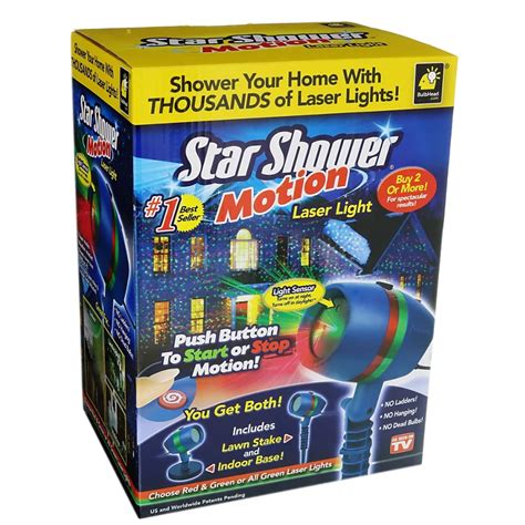 As Seen On TV Star Shower Magic Motion Laser Light - Shop Seasonal ...