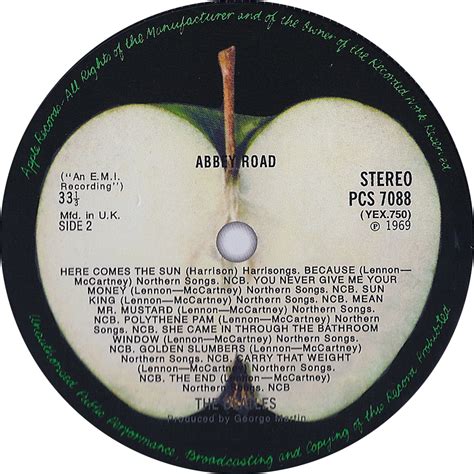 The Beatles - Abbey Road (side 2) coaster