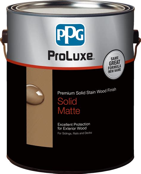 PPG ProLuxe (Formerly Sikkens Rubbol) Solid Stain Gallon - Premier ...