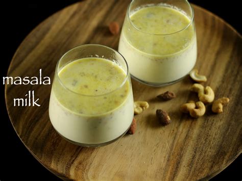 masala milk recipe | masala doodh recipe - Hebbar's Kitchen