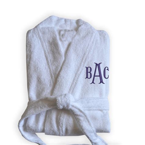 Personalized White Bath Robes Monogrammed Spa Robe by AmoreBeaute | Personalized bathrobe ...