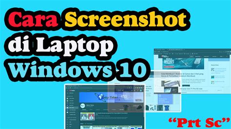 Cara Screenshot di Laptop Lenovo Windows 10 - Neicy Techno