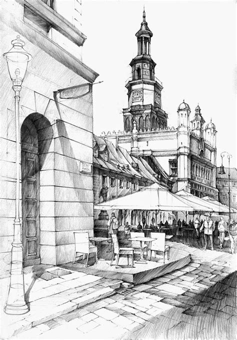 Architectural Drawings of Historic Buildings | Architecture sketch, Architecture drawing ...