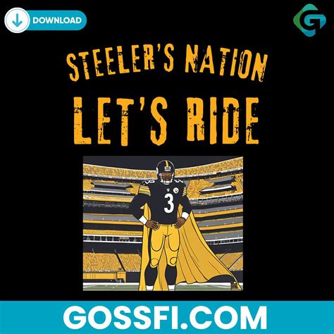 Russell Wilson Steelers Nation Lets Ride Png - Gossfi.com