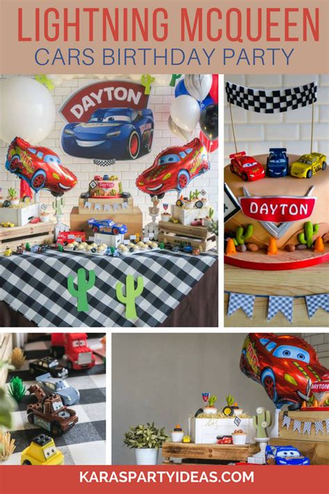 Kara's Party Ideas Lightning McQueen Cars Birthday Party | Kara's Party Ideas