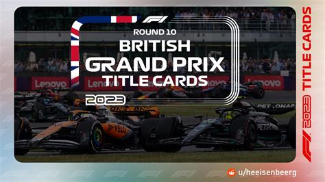 Formula 1 - British Grand Prix 2023 : r/PlexTitleCards