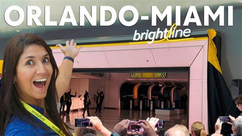 Brightline Speed Train (Orlando To Miami)