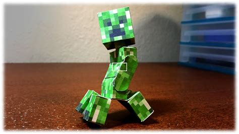 How to make a Bendable Creeper (Minecraft Papercraft) - YouTube