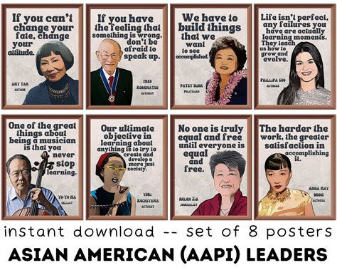 "Draw daily inspiration from these motivational quotes by 8 powerful Asian American Leaders in ...