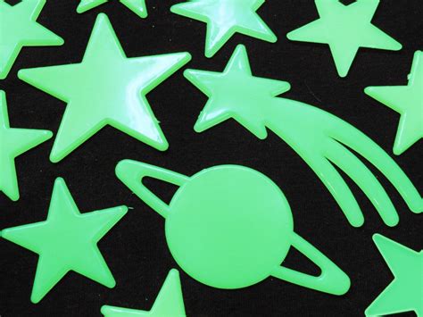 Glow in the Dark Moon, Stars & Planet (14 piece set)