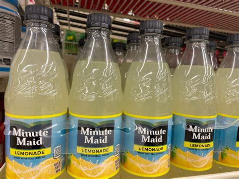 10 Nutrition Facts About Minute Maid Lemonade - Facts.net