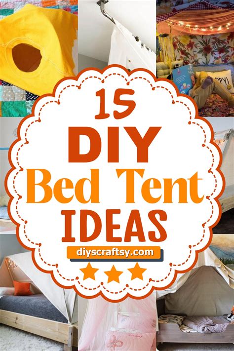 15 DIY Bed Tent Ideas You Can Make Easily - DIYsCraftsy