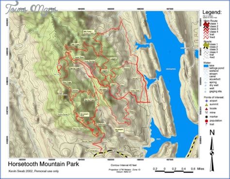 LORY STATE PARK MAP COLORADO - ToursMaps.com