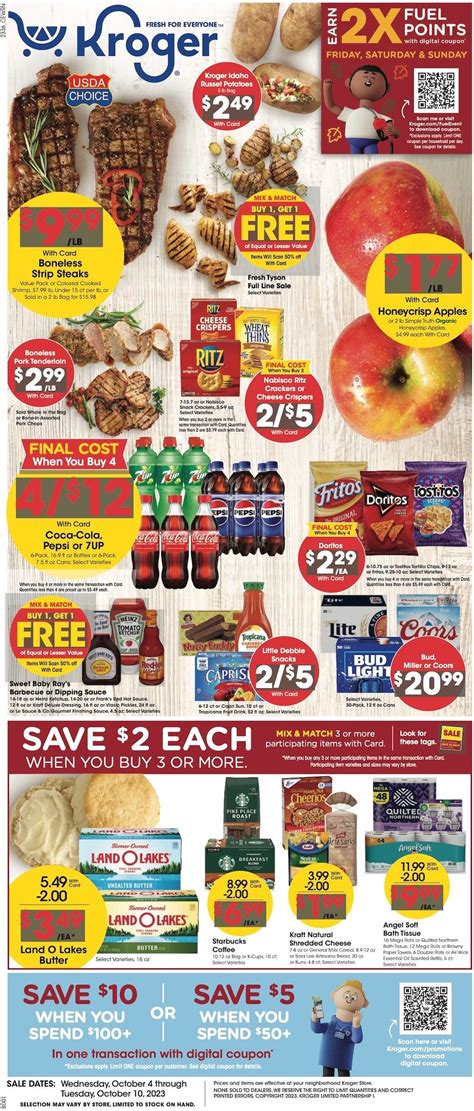 Kroger Weekly Ad Oct 4 - 10, 2023 - WeeklyAds2