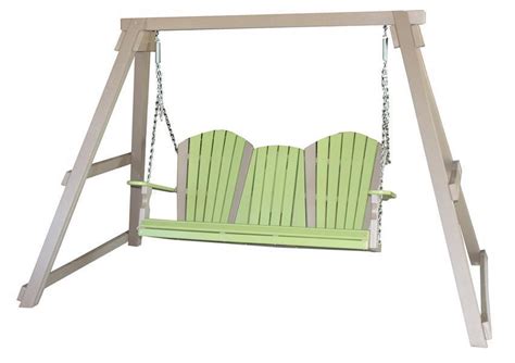 Seaside Poly Composite Swing A-Frame from DutchCrafters Amish