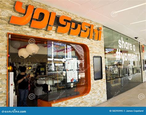 Yo Sushi Restaurant editorial image. Image of photograph - 58295995