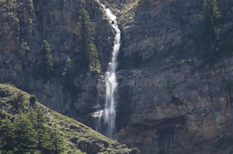 Waterfall in kumrat valley stock photo. Image of gilgit - 228508540