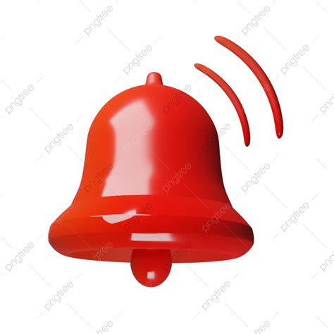 Notification Bell Hd Transparent, Red Ring Bell Notification Icon, Ring ...