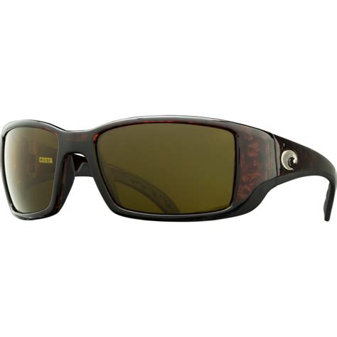 Costa Blackfin Polarized Sunglasses - Costa 580 Polycarbonate Lens ...