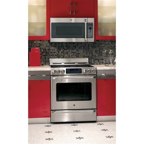 Shop GE Cafe Series CS980STSS 30-inch Slide-in Electric Range - Free ...