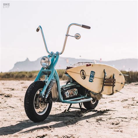 Seaside Scoot: Nicola Manca's custom Honda Helix | Bike EXIF