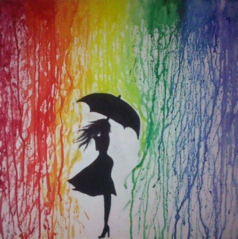 Girl in Rainbow Rain – All Diamond Painting