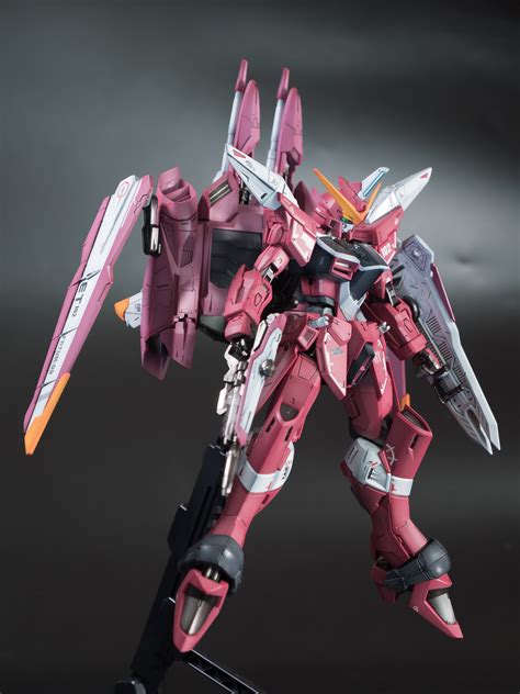 Painted Bandai MG 1/100 justice Gundam - Etsy