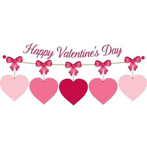 Gallery For > Happy Valentines Day Banner Clip Art | Happy valentines ...