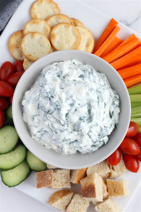 Healthy Spinach Dip (No Mayo) - Super Healthy Kids