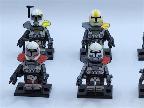 Custom Lego Star Wars ARC Clone Trooper Commanders Set of 8 - Etsy