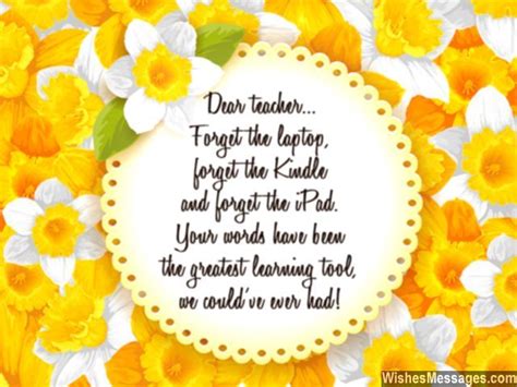 Farewell Messages for Teachers: Goodbye Quotes for Teachers and ...