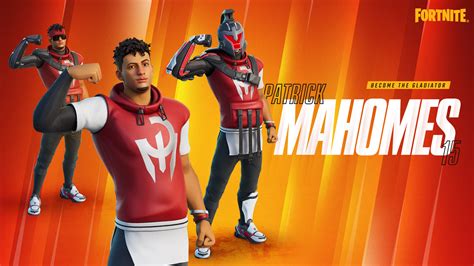 NFL Quarterback & MVP Patrick Mahomes Makes a Play in the Fortnite Icon Series