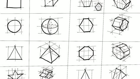 Gambar Mewarnai Bentuk Geometri