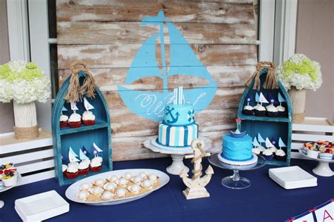 Nautical Birthday Party Ideas | Photo 3 of 27 | Catch My Party